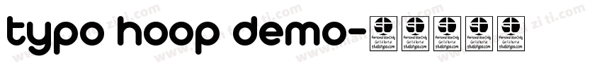 typo hoop demo字体转换